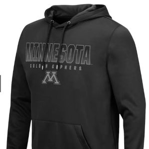 Minnesota Golden Gophers Colosseum Blackout 3.0 Pullover Hoodie - Black